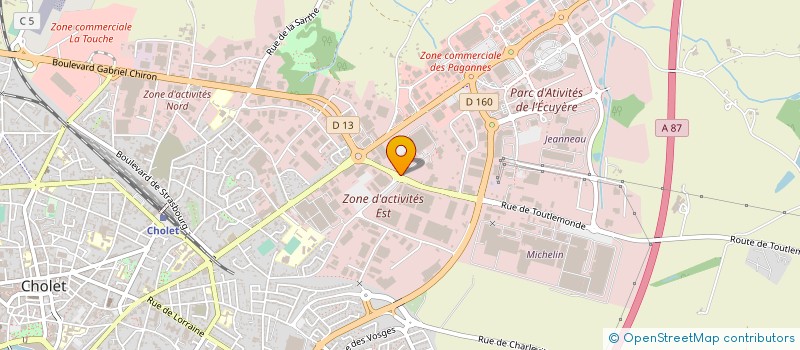 localisation de l'entreprise SOLUCAB à CHOLET