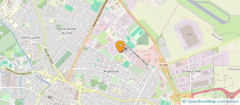 localisation de l'entreprise SOLUCAMM S.A.R.L.  BEAUVAIS