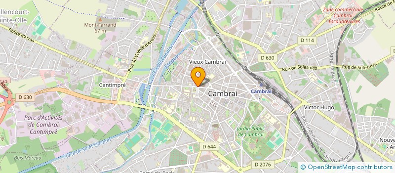 localisation de l'entreprise SOLUCEO FRANCE à CAMBRAI