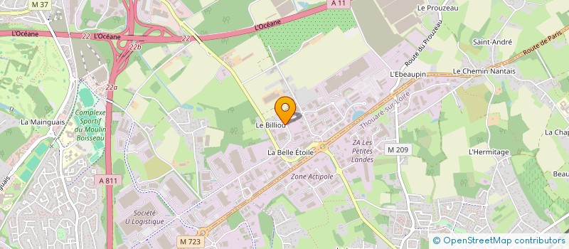 localisation de l'entreprise SOLUCEPAY à CARQUEFOU