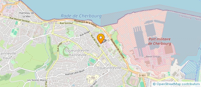 localisation de l'entreprise SOLUCI à CHERBOURG-EN-COTENTIN