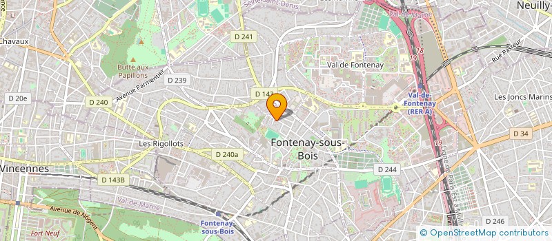 localisation de l'entreprise SOLUCIA à FONTENAY-SOUS-BOIS