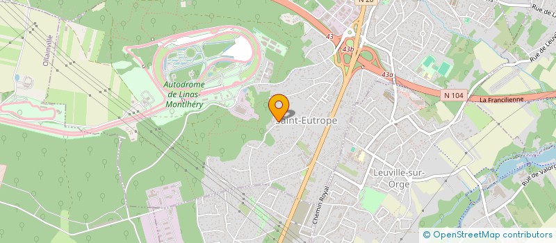 localisation de l'entreprise SOLUCODE à LINAS