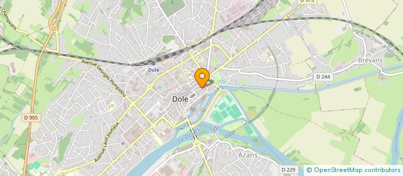 localisation de l'entreprise SOLUCONFORT 39 à DOLE
