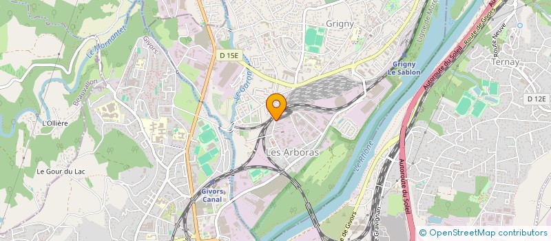 localisation de l'entreprise SOLUDECO  GRIGNY