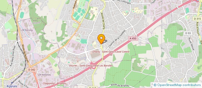 localisation de l'entreprise SOLUDECO  SAINT-GENIS-LAVAL