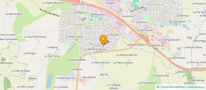 localisation de l'entreprise SOLUDEM  BEDEE