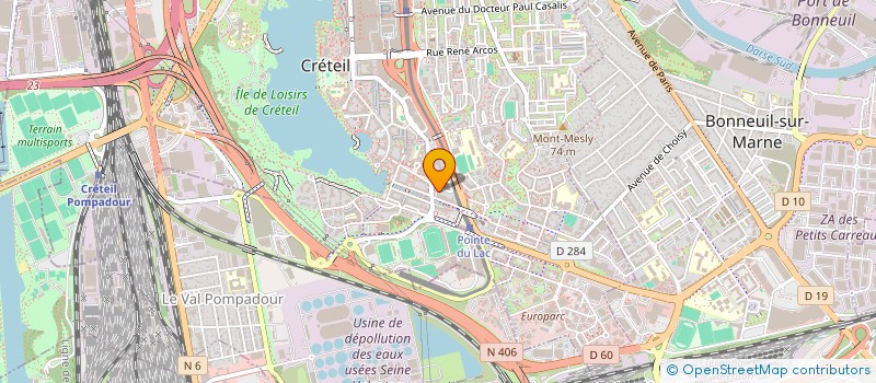 localisation de l'entreprise SOLUDESIGN à CRETEIL
