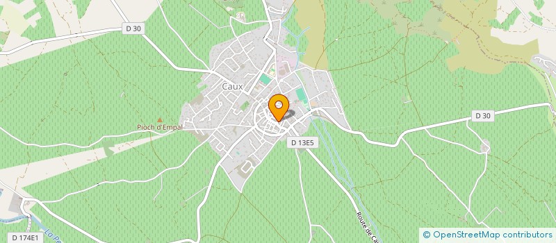 localisation de l'entreprise SOLUDIAM à CAUX