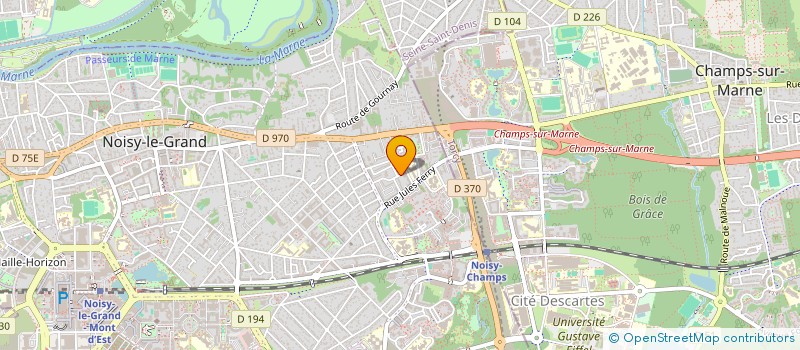 localisation de l'entreprise SOLUETUDE FRANCE à NOISY-LE-GRAND