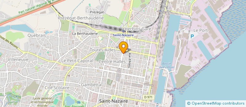 localisation de l'entreprise SOLUFI à SAINT-NAZAIRE