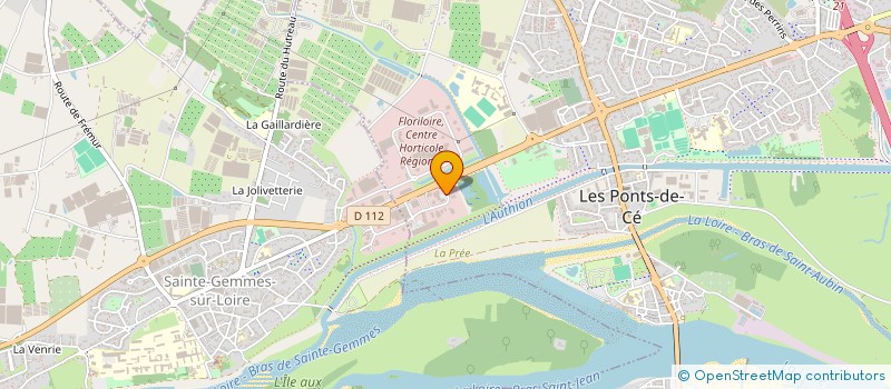 localisation de l'entreprise SOLUFLAM à LES PONTS-DE-CE
