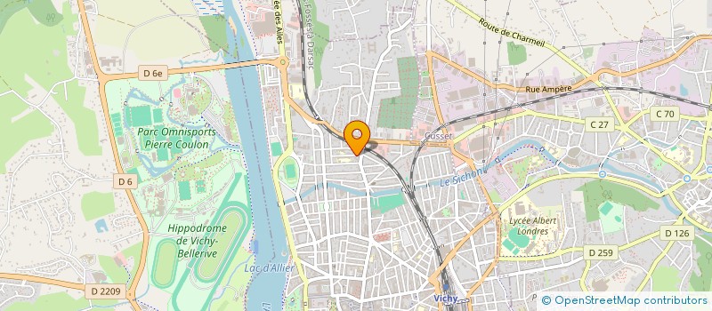 localisation de l'entreprise SOLUFORME  VICHY
