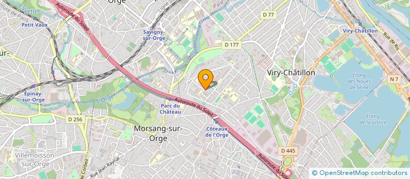 localisation de l'entreprise SOLUFRAME à VIRY-CHATILLON
