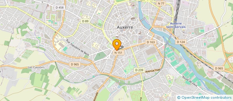 localisation de l'entreprise SOLUJIMMO à AUXERRE