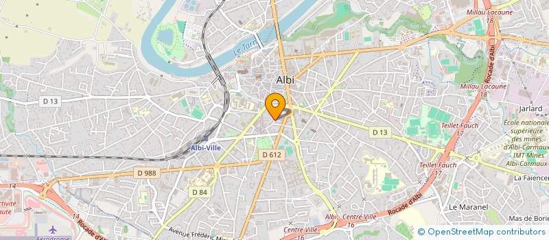 localisation de l'entreprise SOLULAW.COM à ALBI