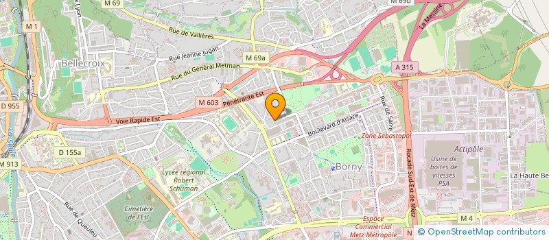 localisation de l'entreprise SOLULIFE TRADING  METZ