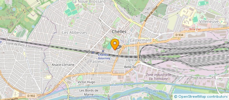 localisation de l'entreprise SOLULINX  CHELLES