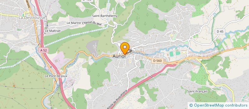 localisation de l'entreprise SOLUMER à AURIOL