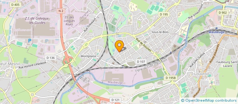 localisation de l'entreprise SOLUNE  MAUBEUGE