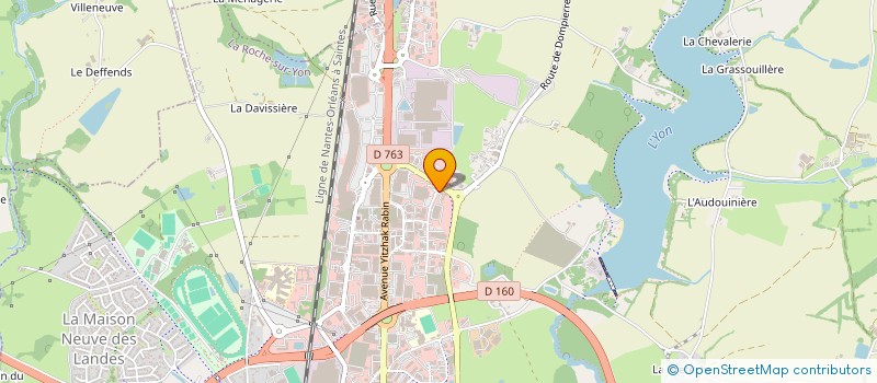 localisation de l'entreprise SOLUNEO à LA ROCHE-SUR-YON