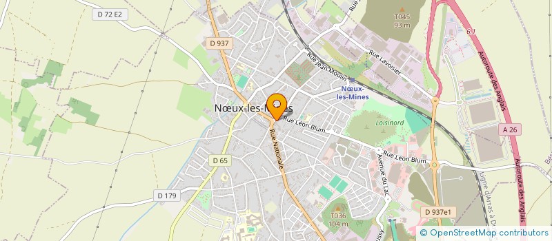 localisation de l'entreprise SOLUNET A DOMICILE  NUX-LES-MINES