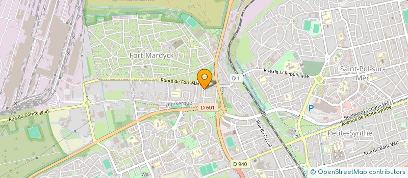localisation de l'entreprise SOLUPRET à DUNKERQUE