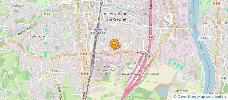 localisation de l'entreprise SOLUPREV  VILLEFRANCHE-SUR-SAONE