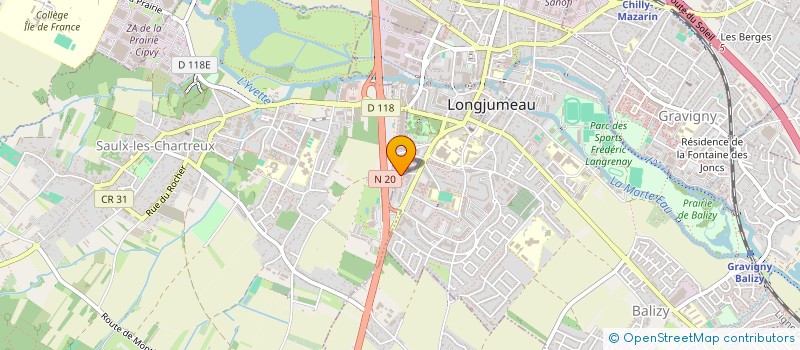 localisation de l'entreprise SOLUPS à LONGJUMEAU
