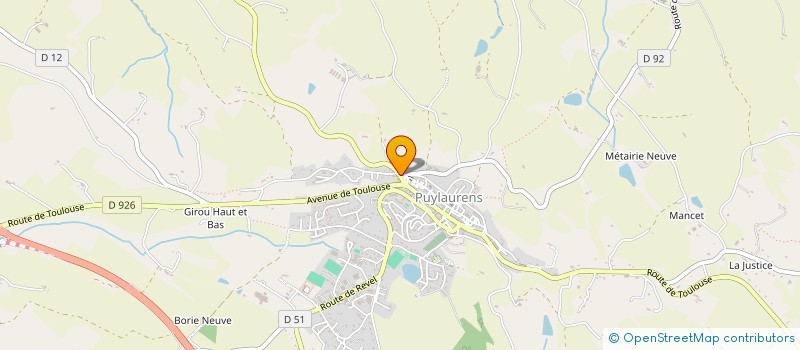 localisation de l'entreprise SOLURION RECRUTEMENT  PUYLAURENS