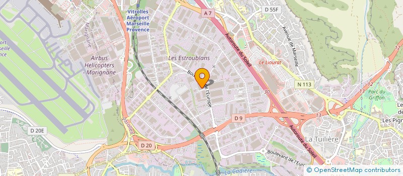 localisation de l'entreprise SOLUROAD à VITROLLES