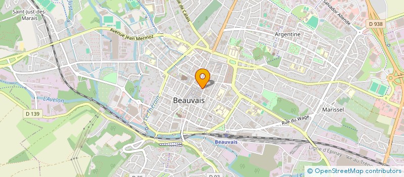 localisation de l'entreprise SOLUROUTE  BEAUVAIS