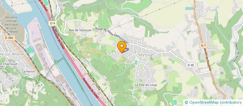 localisation de l'entreprise SOLUS à SEYSSUEL