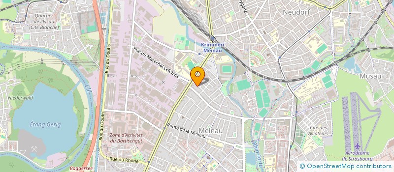 localisation de l'entreprise SOLUSAE à STRASBOURG