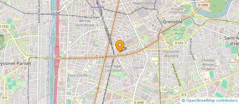 localisation de l'entreprise SOLUSCENE à GRENOBLE