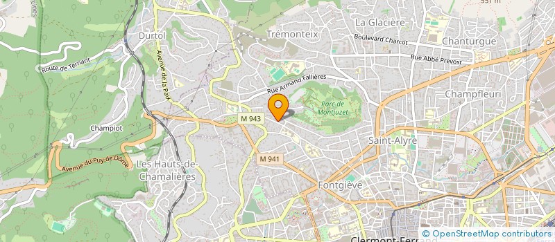 localisation de l'entreprise SOLUSCIENCE' à CLERMONT-FERRAND