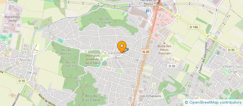 localisation de l'entreprise SOLUSEB à LA VILLE-DU-BOIS