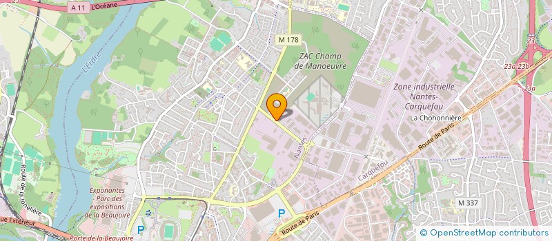 localisation de l'entreprise SOLUSTOC  NANTES