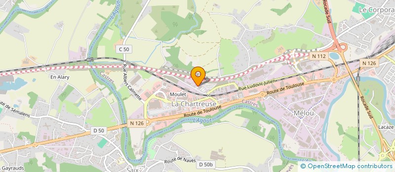 localisation de l'entreprise SOLUSTOCK  CASTRES