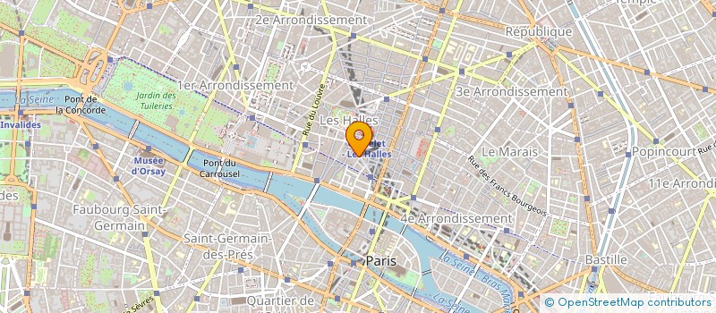 localisation de l'entreprise SOLUSTORE à PARIS
