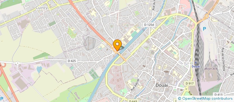 localisation de l'entreprise SOLUSUN  DOUAI