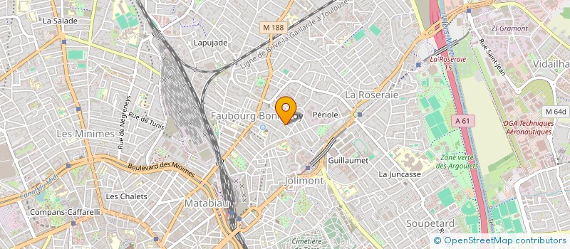 localisation de l'entreprise SOLUT  TOULOUSE