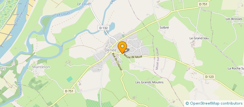 localisation de l'entreprise SOLUT-IS à DENEE