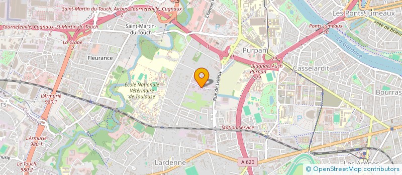 localisation de l'entreprise SOLUTEA IMMOBILIERE à TOULOUSE