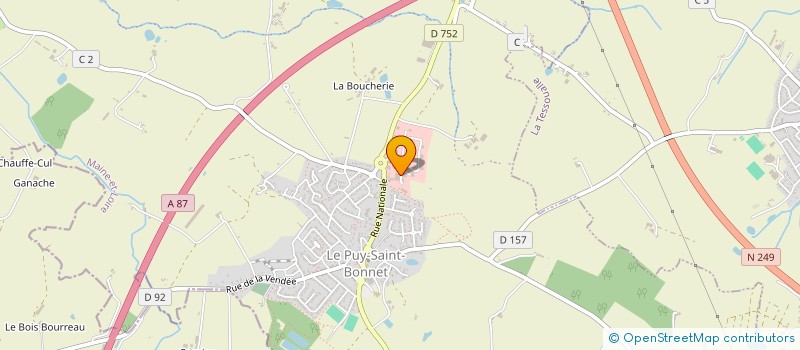 localisation de l'entreprise SOLUTEC à CHOLET