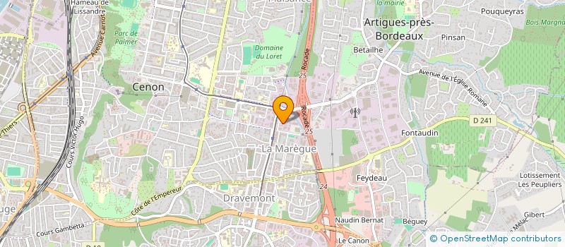 localisation de l'entreprise SOLUTECH à CENON