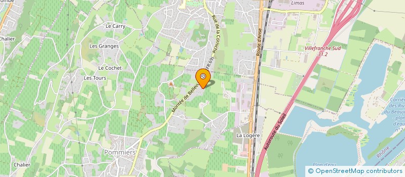 localisation de l'entreprise SOLUTECH à POMMIERS