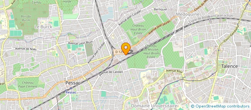localisation de l'entreprise SOLUTECH AQUITAINE à PESSAC