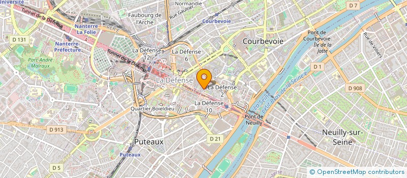 localisation de l'entreprise SOLUTECH-IT à COURBEVOIE