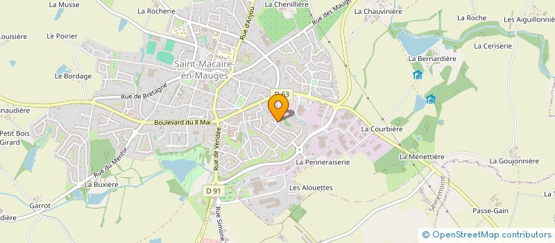 localisation de l'entreprise SOLUTECHNIC ADIS OUEST à SEVREMOINE